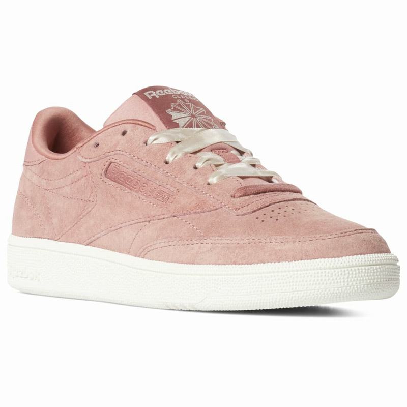 Tenisi Reebok Club C 85 Dama Roz/Albi Romania NM4873CY